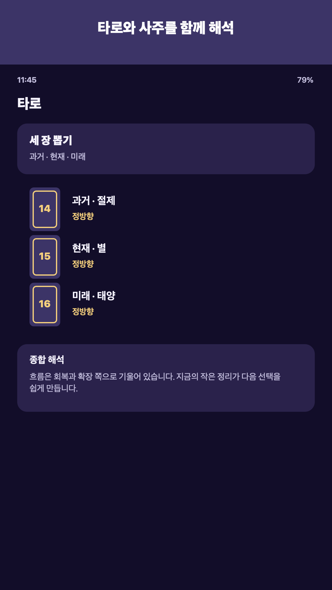 Ungyeol - 타로 리딩